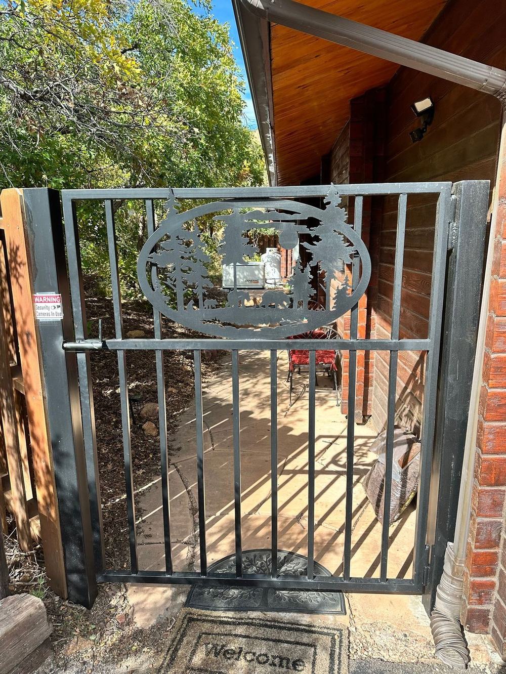 Ornamental aluminum gate in Louisville KY
